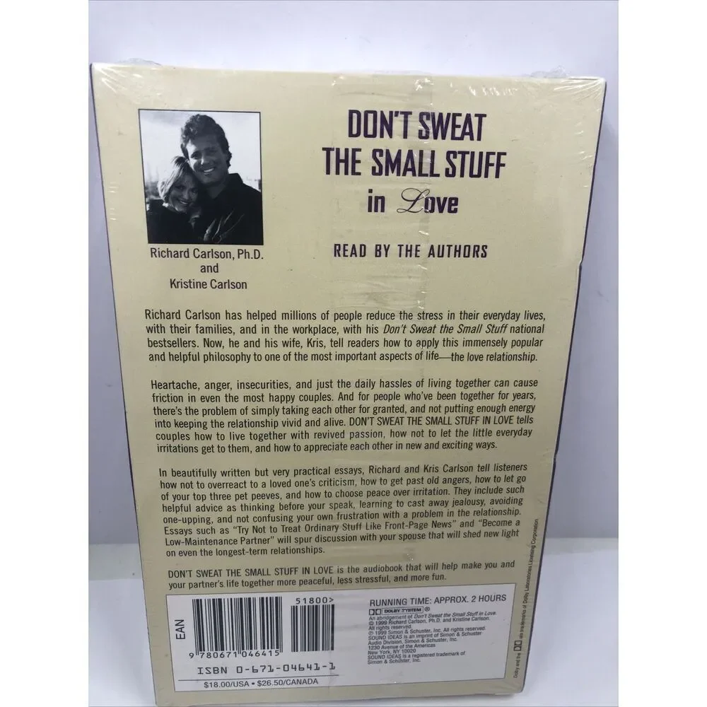 Don't Sweat the Small Stuff in Love : Audio Cassettes
